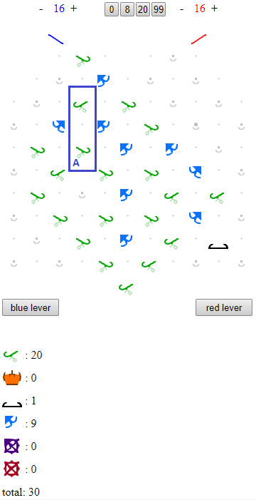 Puzzle 56 solution - 30 parts - Puzzle 56 - Turing Tumble Community